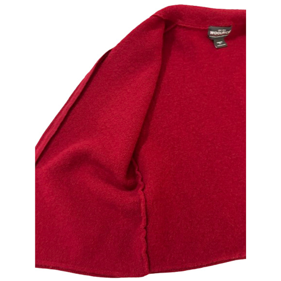 WOOLRICH Womens Size XL Full Zip Up Ruby 100% Wool Vest - Picture 7 of 12